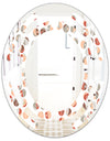 Retro Abstract Design XIX - Modern Round or Oval Wall Mirror - Space