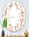 Retro Abstract Design XIX - Modern Round or Oval Wall Mirror - Quatrefoil
