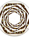 Geometric Mod Dots - Modern Round or Oval Wall Mirror - Whirl