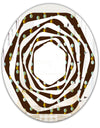 Geometric Mod Dots - Modern Round or Oval Wall Mirror - Whirl