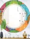 Circular Retro Design IV - Modern Round or Oval Wall Mirror - Triple C