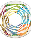 Circular Retro Design IV - Modern Round or Oval Wall Mirror - Whirl