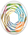 Circular Retro Design IV - Modern Round or Oval Wall Mirror - Whirl