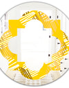 Abstract Retro Geometric IV - Modern Round or Oval Wall Mirror - Quatrefoil