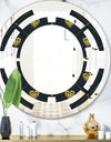 Golden Heart Design - Modern Round or Oval Wall Mirror - Space