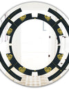 Golden Heart Design - Modern Round or Oval Wall Mirror - Space