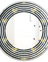 Golden Heart Design - Modern Round or Oval Wall Mirror - Wave