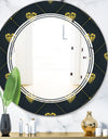 Golden Heart Design - Modern Round or Oval Wall Mirror - Triple C