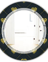 Golden Heart Design - Modern Round or Oval Wall Mirror - Triple C