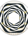Golden Heart Design - Modern Round or Oval Wall Mirror - Whirl