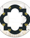 Golden Heart Design - Modern Round or Oval Wall Mirror - Quatrefoil