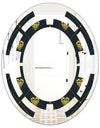 Golden Heart Design - Modern Round or Oval Wall Mirror - Space