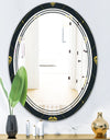 Golden Heart Design - Modern Round or Oval Wall Mirror - Triple C
