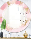 Abstract Flower Design IX - Cottage Round or Oval Wall Mirror - Triple C