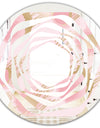 Abstract Flower Design IX - Cottage Round or Oval Wall Mirror - Whirl