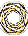 Art Deco Seal pattern - Modern Round or Oval Wall Mirror - Whirl