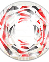 Retro Geometrical Abstract Minimal Pattern VIII - Modern Round or Oval Wall Mirror - Whirl