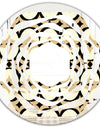 Abstract Retro Geometrical Design VII - Modern Round or Oval Wall Mirror - Whirl