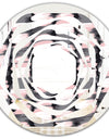 Paint brush strokes pattern - Modern Round or Oval Wall Mirror - Whirl