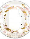 Golden Marble II - Modern Round or Oval Wall Mirror - Space