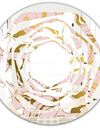 Golden Marble II - Modern Round or Oval Wall Mirror - Whirl