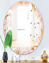 Golden Marble II - Modern Round or Oval Wall Mirror - Triple C