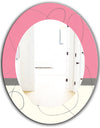 Geometric Neapolitan II - Modern Mirror - Oval or Round Wall Mirror