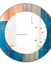 Modern Simply Blue - Modern Mirror - Oval or Round Wall Mirror
