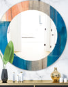 Modern Simply Blue - Modern Mirror - Oval or Round Wall Mirror
