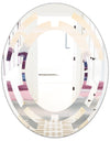Purple Rock Landscape - Modern Round or Oval Wall Mirror - Space