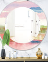 Influence Of Line and Color Gold Bright - Modern Mirror - Oval or Round Wall Mirror