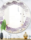 Porch Den 'Midnight At The Lake II Amethyst and Grey - Wall Mirror