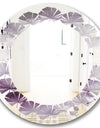 Porch Den 'Midnight At The Lake II Amethyst and Grey - Wall Mirror