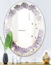 Porch Den 'Midnight At The Lake II Amethyst and Grey - Wall Mirror