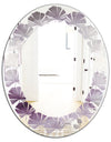 Porch Den 'Midnight At The Lake II Amethyst and Grey - Wall Mirror