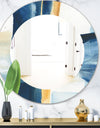 Indigo Panel IV - Modern Mirror - Oval or Round Wall Mirror