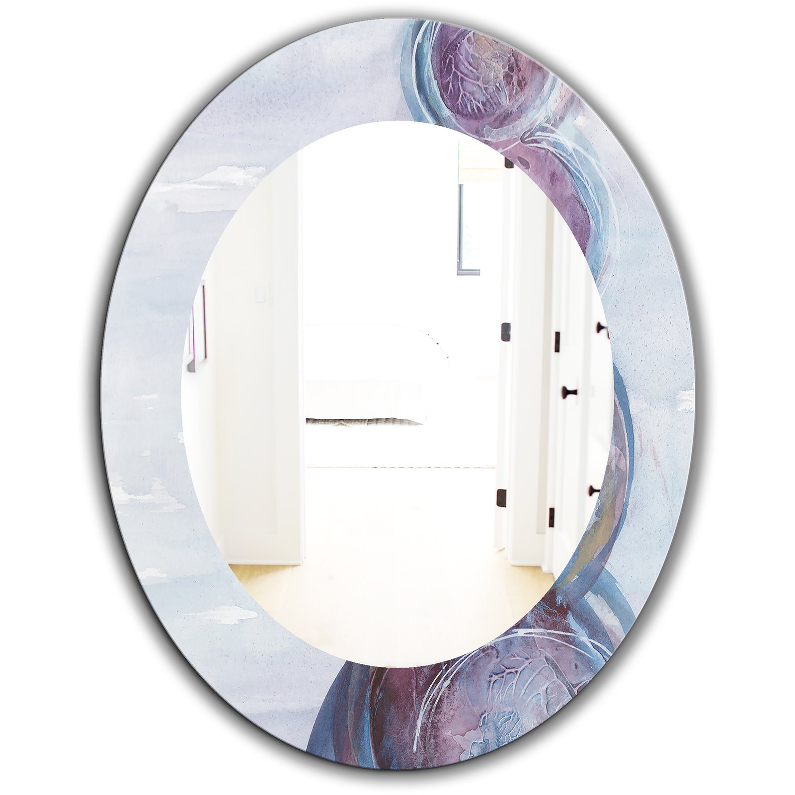 Silver Orchid Alba Modern Bathroom Mirror