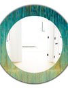 Porch & Den 'Rain Abstract Panel - Modern Bathroom Mirror