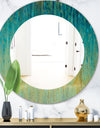 Porch & Den 'Rain Abstract Panel - Modern Bathroom Mirror