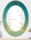 Porch & Den 'Rain Abstract Panel - Modern Bathroom Mirror