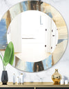 River Run I - Modern Mirror - Frameless Oval or Round Wall Mirror