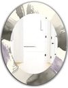 Minimal Geometric Gesture IV - Modern Mirror - Oval or Round Wall Mirror