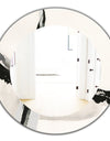 Abstract Neutral I - Modern Mirror - Oval or Round Wall Mirror
