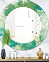 Watercolor Rock II - Modern Mirror