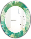 Watercolor Rock II - Modern Mirror