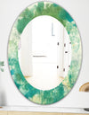 Watercolor Rock II - Modern Mirror