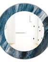 Porch & Den 'Splash Blue Indigo - Modern Mirror