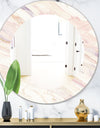 Copper Dreams Geometric - Shabby Chic Mirror - Oval or Round Wall Mirror