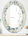 Porch & Den 'Geometric Blue Spots - Modern Mirror