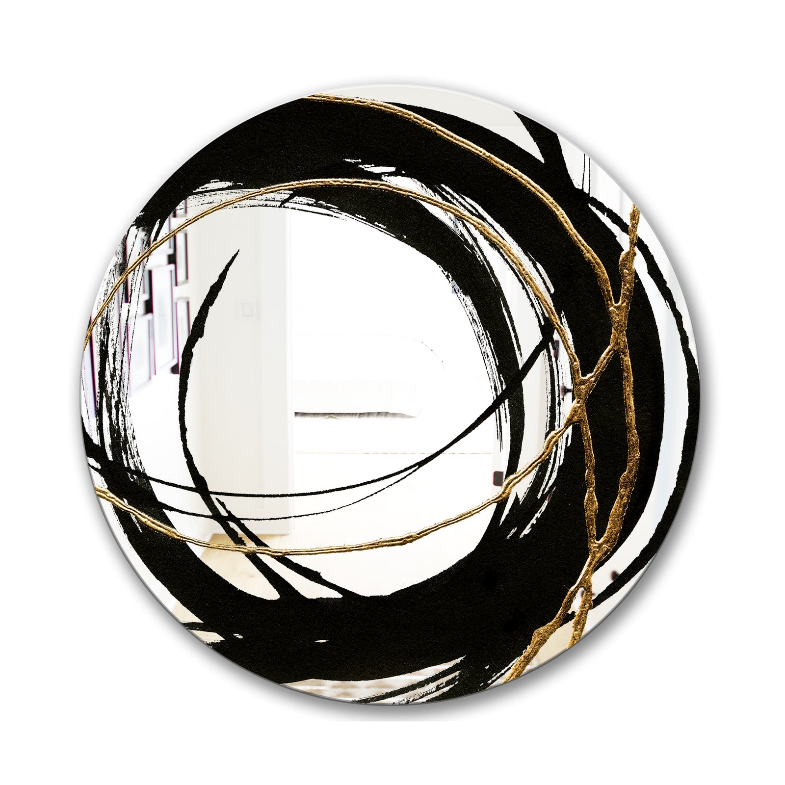 Porch & Den 'Black & White 10 - Glam Mirror
